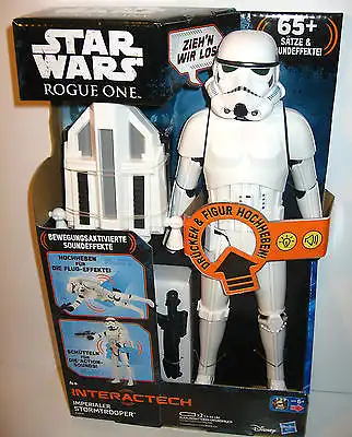 STAR WARS Rogue One Imperialer Stromtrooper Actionfigur m. Licht + Sound NEU L*