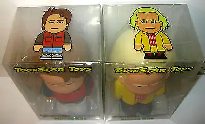BACK TO THE FUTURE 2015 Marty McFly & Dr. Brown Money Box TOONSTAR TOYS Neu (L)