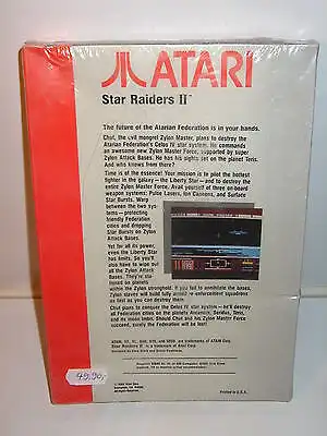 ATARI    XE, XL, 800 - STAR RAIDERS II Spiel  Original Eingeschweißt (K28)