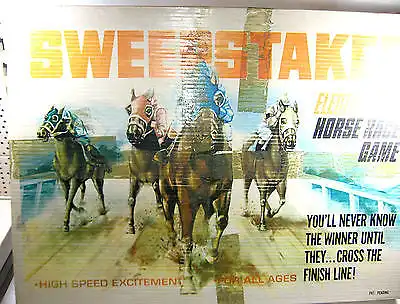 SWEEPSTAKES ELECTROMATIC HORSE RACE GAME elektrische Pferderennbahn (F4)