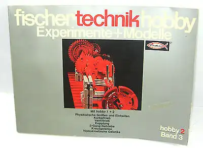 FISCHERTECHNIK 033 Hobby 2 - Band 3 : Experimente + Modelle Buch (B4)