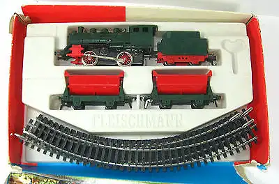 FLEISCHMANN International 1000 Modelleisenbahn Set Uhrwerksantrieb H0 (K39)