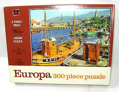 TOWER PRESS Girvan Harbour Scotland Schottland EUROPA Puzzle 300 Teile #B (B3)