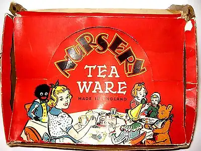 NURSERY TEA WARE Alice im Wunderland Wonderland Kinder Puppen Teeservice (WR03)