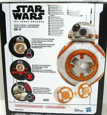 STAR WARS The Force Awakens - Ferngesteuerter BB-8 mit Sound HASBRO (L)