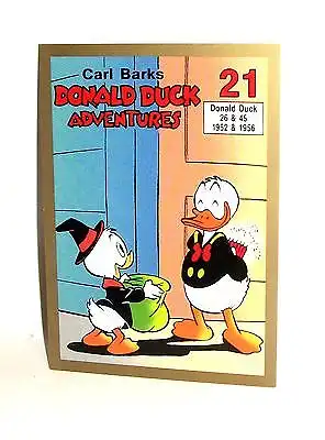 Walt Disney's DONALD DUCK ADVENTURES   21 + Sammelkarte  Gladstone (L)