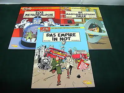 Die Abenteuer von Philip und Francis Band 1-3   SC   Carlsen  Z : 1 (L)
