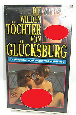 DIE WILDEN TÖCHTER VON GLÜCKSBURG Film VHS Kassette - A. Rau , I. Steeger (WR7)