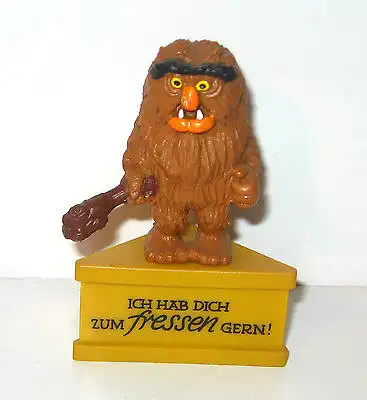 MUPPET SHOW Sweetums Gummifigur Figur auf Sockel SCHLEICH 1974 - #02 (K40)