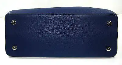 LOUIS VUITTON M94665 Capucines MM Taurillon Leder Blau Handtasche Tasche