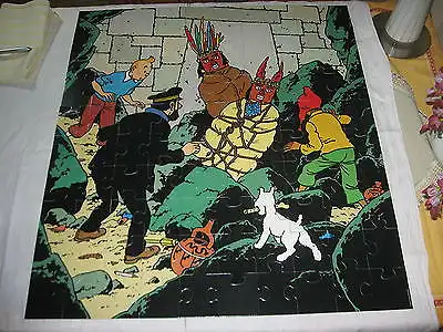 Tim und Struppi   TINTIN   Puzzle 100 Teile   Sonnentempel  Z: sehr gut  ( WR3)