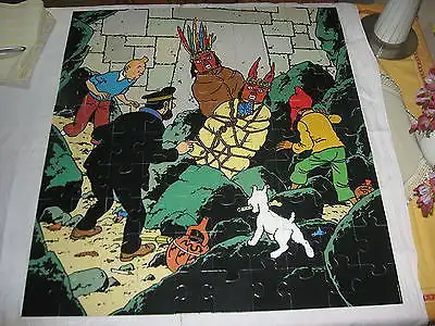 Tim und Struppi   TINTIN   Puzzle 100 Teile   Sonnentempel  Z: sehr gut  ( WR3)