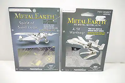 METAL EARTH 3D Metall Modellbausatz - 5ser Set Flugzeuge FOKKER NEU (K12)