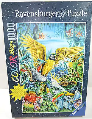 RAVENSBURGER PUZZLE Color Star Line - Tropische Vögel 1000 Teile 50x70 cm (F20)