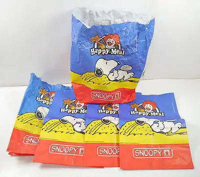PEANUTS Snoopy McDonald's 12 Figuren KOMPLETT Happy Meal NEU (F24)