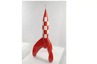 TIM und STRUPPI  Rakete Rocket 2012   Kunstharz  MOULINSART TINTIN  35cm NEU (L)