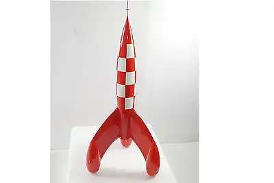 TIM und STRUPPI  Rakete Rocket 2012   Kunstharz  MOULINSART TINTIN  35cm NEU (L)