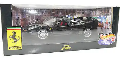 HOT WHEELS 23910 Ferrari F50 1995 Metall Modellauto schwarz 1:18 - mit OVP (F7)