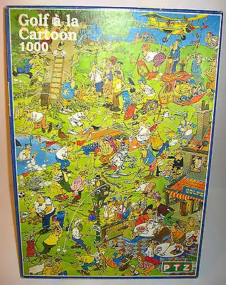 PTZ Golf à la Cartoon Puzzle   68 x 44 cm   1000 Teile komplett *WRX