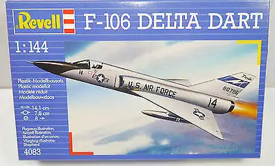 REVELL 4083 F-106 Delta Dart Jet Plastik Modellbausatz 1:144 (K68)