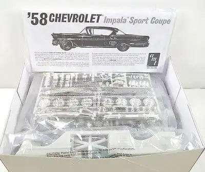 AMT ERTL 931/12 Chevy Impala 1958 Auto Plastik Modellbausatz 1:25 (F3)