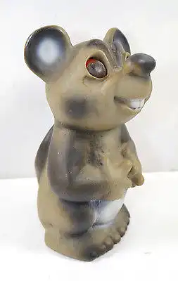 DAM TROLL Maus Mouse 1984 Figur Spardose Sparschwein Bust Bank ca.17cm (K34)