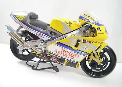 GUILOY Honda NSR 500 Rossi WM Champion 2001 Nastro Azurro Motorrad 1:6 (F26)
