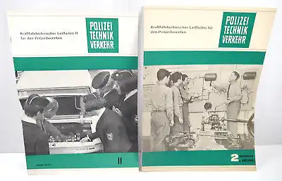 POLIZEI TECHNIK VERKEHR Kraftfahrtechnischer Leitfaden Heft 1 & 2 / 1968 #D *WR4