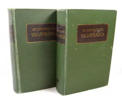 VILLAFRANCA Band 1 & 2 Buch Roman HC Sir John Retcliffe WEICHERT (WRY)