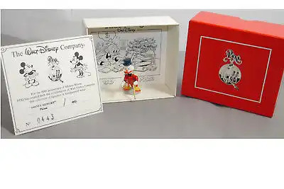 Disney Memory 4612  Dagobert  Uncle Scrooge  Metall Mini  Figur PIXI   ( L )