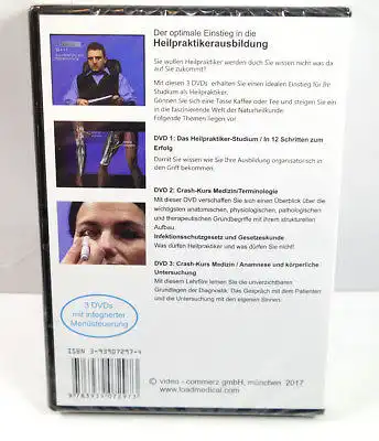 Der optimale Einstieg in die HEILPRAKTIKERAUSBILDUNG - 3 DVD's Schnura NEU (WRX)