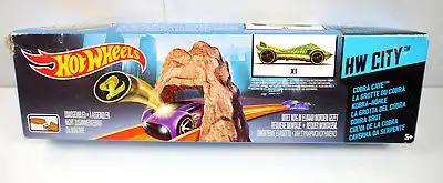 HOT WHEELS - HW City Cobra Cave / Kobra Höhle Spielset mit Auto MATTEL Neu (K50)