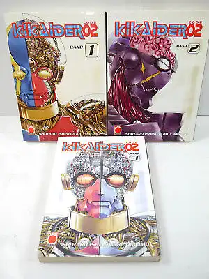 KIKAIDER Code 02 - Band 1 2 3 Manga Meimu , Ishinomori PLANET MANGA (MF22)