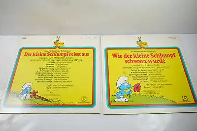Schlümpfe  5 Schallplatte LP  Höhrspiel Hitparade   Z : gut (WR1)