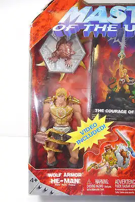 MASTERS OF THE UNIVERSE Wolf Armor He-Man & Snake Skeletor Set MATTEL Neu (L)