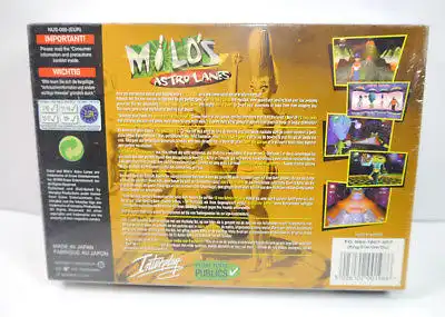MILO'S ASTRO LANES Spiel Nintendo 64 Eingeschweißt sealed NEU New (K34)