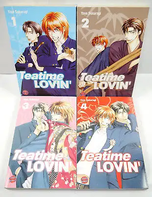 TEATIME LOVIN ' Band 1 2 3 4 Manga KOMPLETT Yaya Sakuragi CARLSEN Yaoi (MF4)