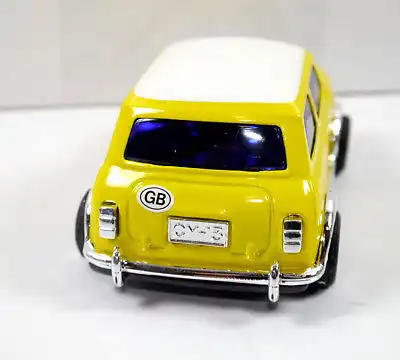 GARAGE MINI - Mini Cooper gelb yellow Blechauto Modellauto ICHIKO mit OVP (K8)