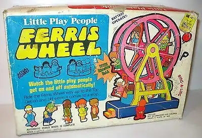 LITTLE PLAY PEOPLE Ferris Wheel  Riesenrad  S.S. KRESGE Co. - mit OVP (K43)
