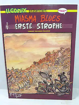 MIASMA BLUES ERSTE STROPHE Comic SC U-COMIX Alpha Comic Verlag (B7)