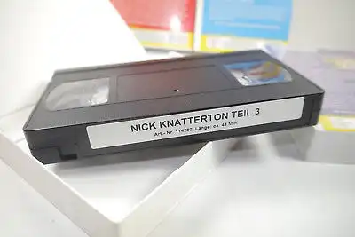 NICK KNATTERTON Teil 1 2 3 4 Film VHS Kassette MANFRED SCHMIDT EMS (K71)