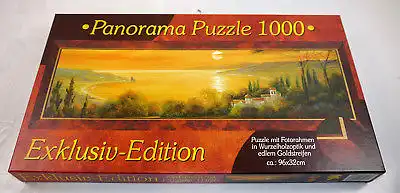 M.I.C. Panorama Puzzle Exklusiv Edition Toskana Bucht 1000 Teile KOMPLETT #F MF8