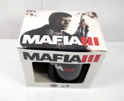 MAFIA III 3 - Tasse Kaffeebecher Mug mit Logo 2K GAYA Neu (L)