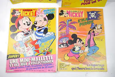 LE JOURNAL DE MICKEY 4 Hefte 1982 1983 1986 Micky Maus Magazin Comic DISNEY *WRZ