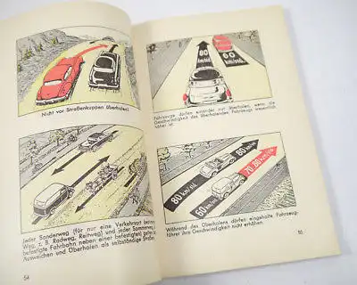 KRAFTFAHRSCHULE mit Vorfahrtlehre Taschenbuch 1957 FAHRSCHULE BEULKE (WRY)