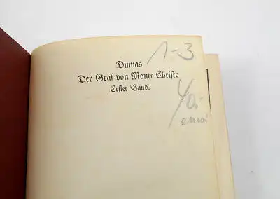 DER GRAF VON MONTE CHRISTO Band 1 2 3 Buch Gebunden GLOBUS BERLIN M66 (WRX)