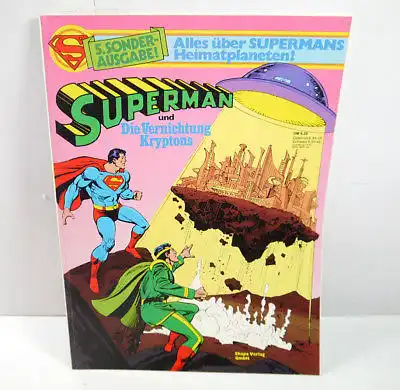 SUPERMAN Sonderausgabe Nr. 5 - Vernichtung Kryptons Comic SC EHAPA (WR9)