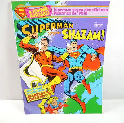 SUPERMAN gegen SHAZAM Comic 4. Sonderausgabe SC EHAPA (WR9)