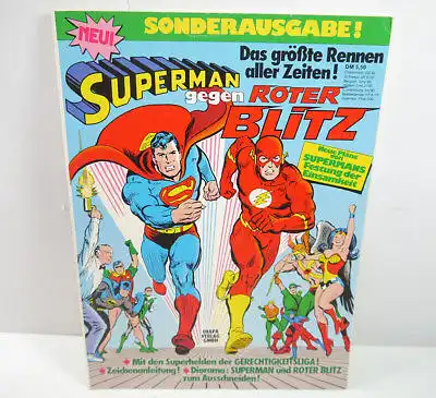 SUPERMAN gegen ROTER BLITZ Flash Comic Sonderausgabe SC EHAPA (WR9)