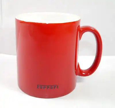 FERRARI rot red mit Pferd Horse Tasse Kaffeebecher mug - mit OVP (K67)